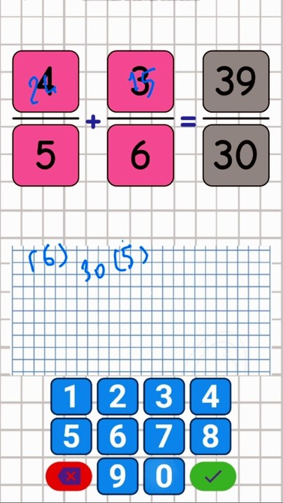 3.1- Kesirlerde Toplama İşlemi - 6. Sınıf Matematik #shorts
