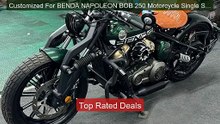 Customized For BENDA NAPOLEON BOB 250 Motorcycle Single Seat C... -- Hot Deal 2026 | Limited Offer!