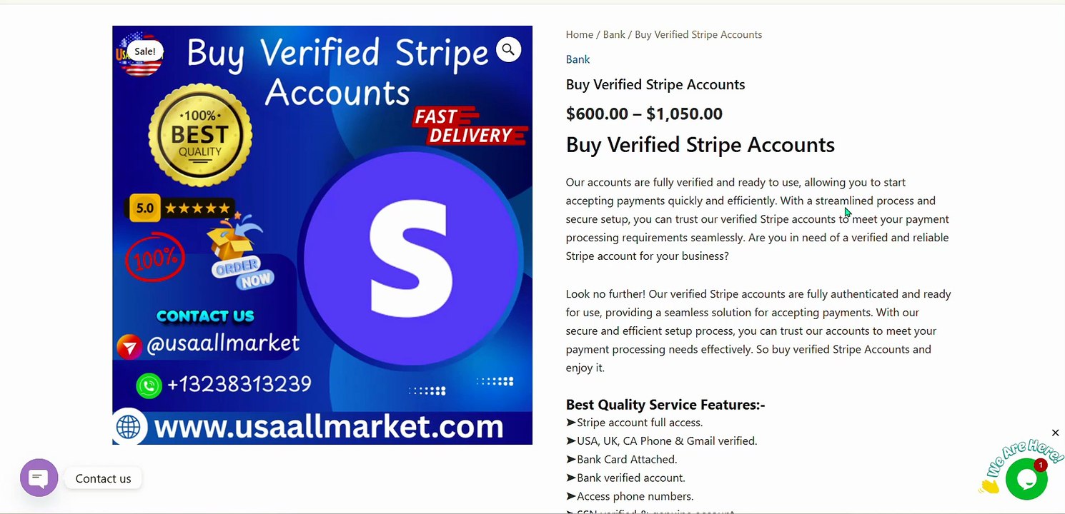 Where to Buy Verified Stripe Accounts for Sale This Year