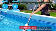 3 in 1 Rechargeable Cordless Pool Vacuum Handheld Cleaner f... -- Top Pick 2026 | Unbeatable Price!