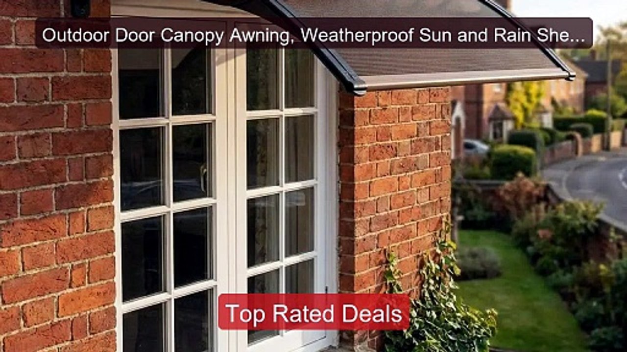 Outdoor Door Canopy Awning, Weatherproof Sun and Rain Shelter ... -- Hot Deal 2026 | Limited Offer!