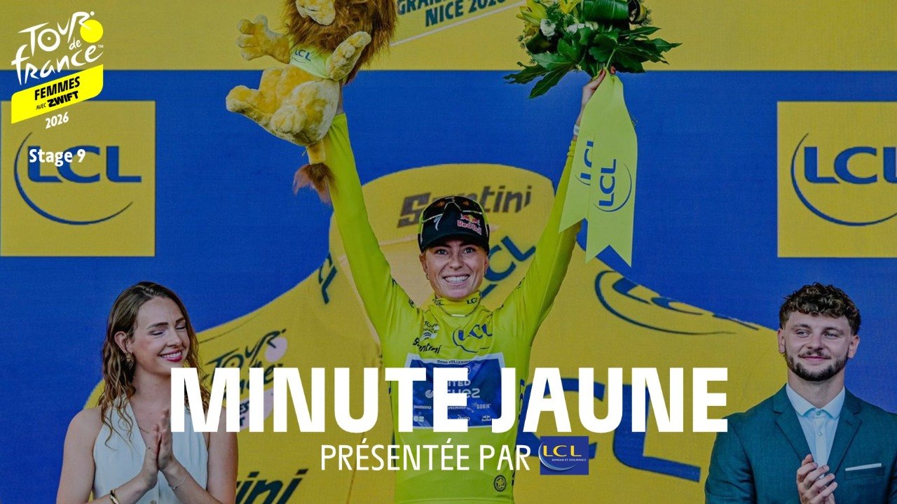 Tour de France Femmes avec Zwift 2026 - Stage 9 Minute maillot Jaune LCL