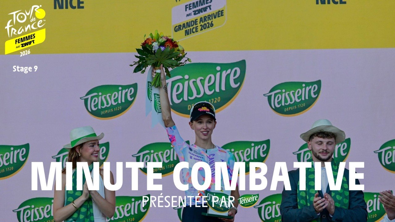 Tour de France Femmes avec Zwift 2026 - Stage 9 Teisseire most aggressive rider minute
