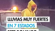 Clima en México este domingo 9 de agosto: lluvias muy fuertes azotarán siete estados
