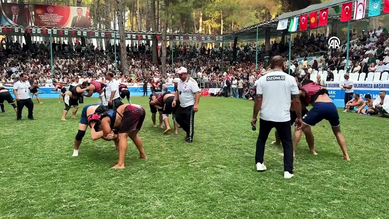 TDT Aksakallar Konseyi Başkanı Yıldırım, Uluslararası Aba Güreşi Şampiyonası'nda konuştu: | Ajansspor | AA