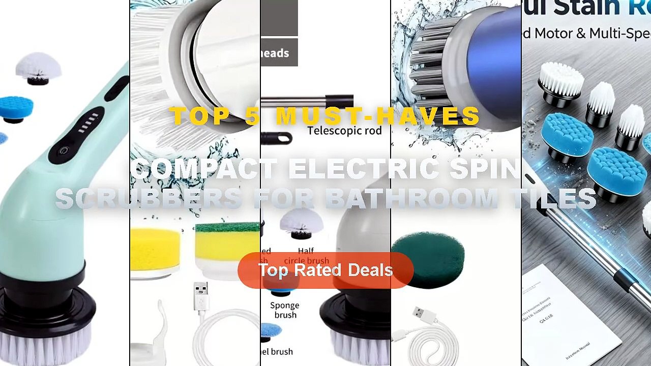 Cheap & Best Compact Electric Spin Scrubbers Fo...