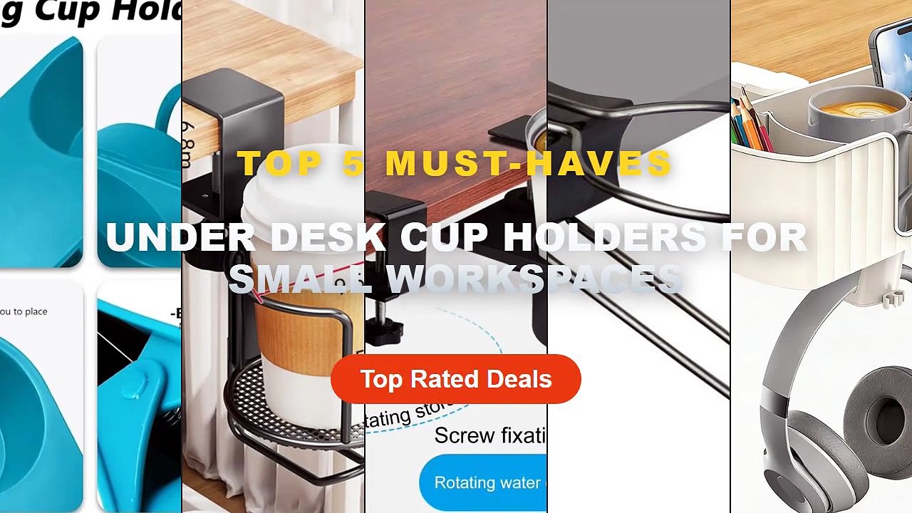 Don't Buy Under Desk Cup Holders For Small Work...
