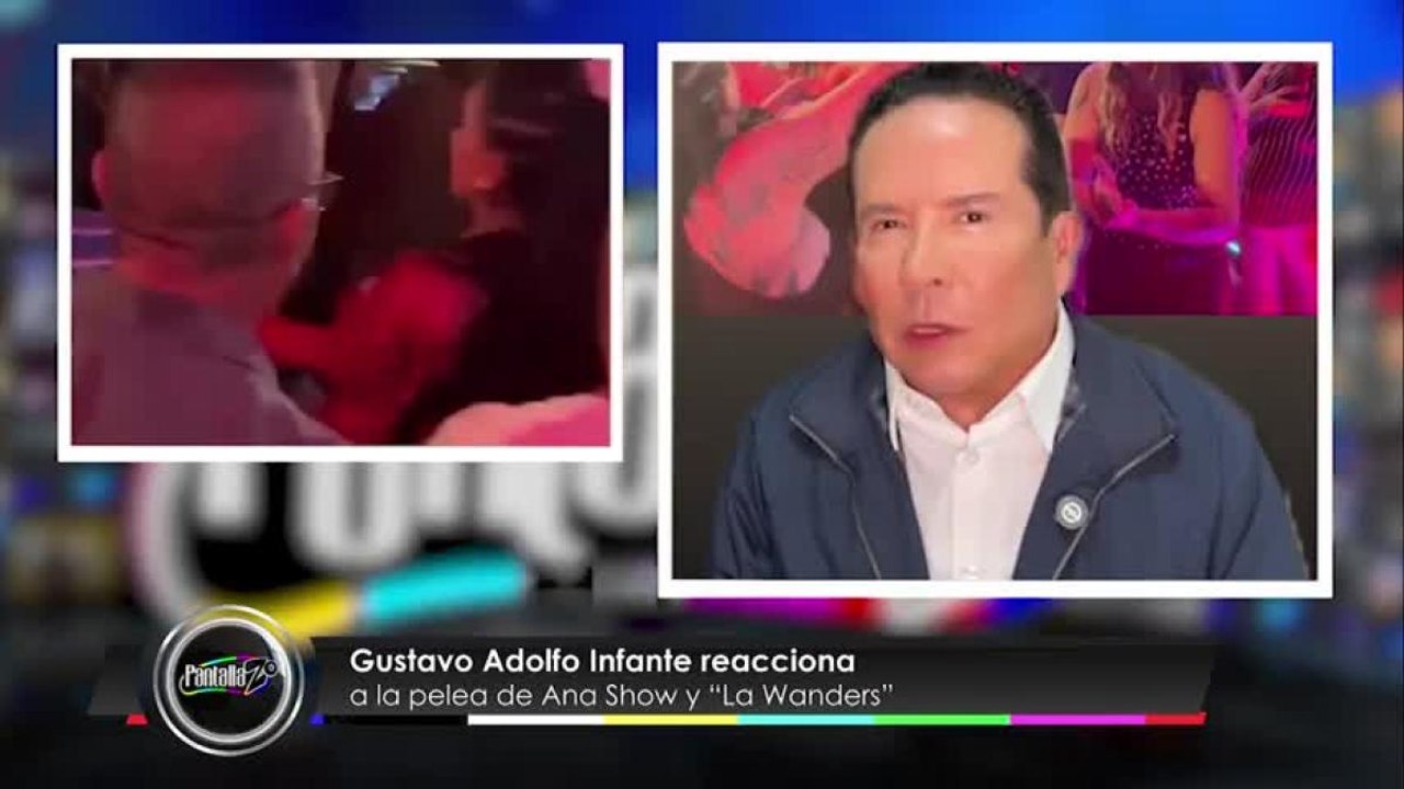 Gustavo Adolfo Infante reacciona a la pelea entre Ana Show y la Wanders