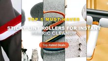 Amazing Sticky Lint Rollers For Instant Fabric Cleanup You Need To See - Multifunctional Pet Curler Portable Washable Ha...