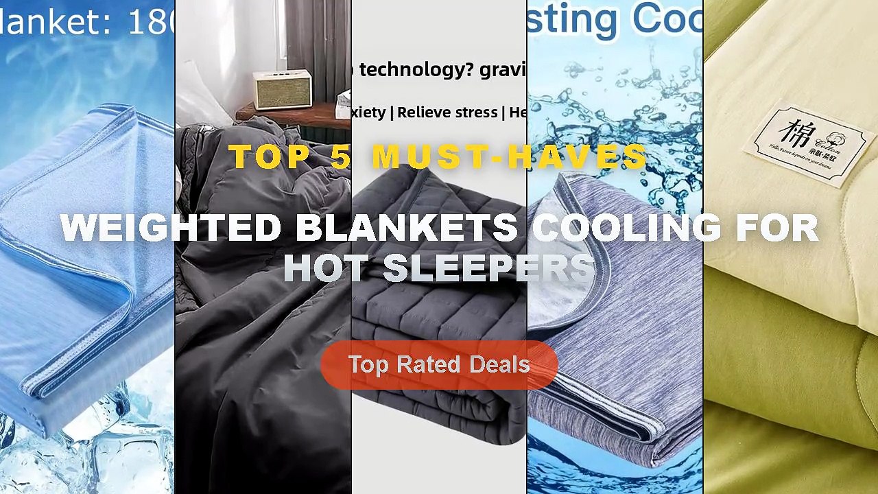 Amazing Weighted Blankets Cooling For Hot Sleepers You Need To See - Summer Weight Cooling Blanket Cotton Filling Breath...