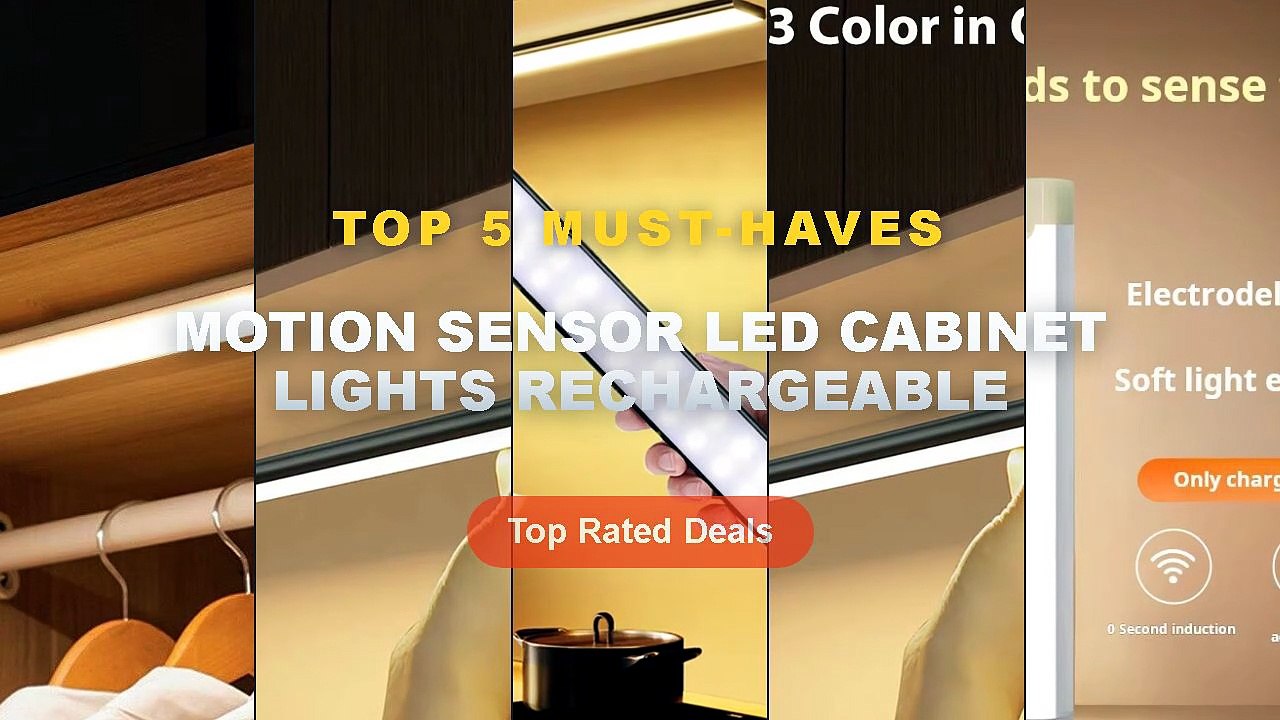 Ultimate Guide to the Best Motion Sensor LED Cabinet Lights Rechargeable