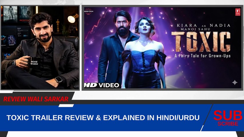 Toxic Full Trailer Reaction | Toxic Movie Preview | Yash Upcoming Movie Toxic Trailer