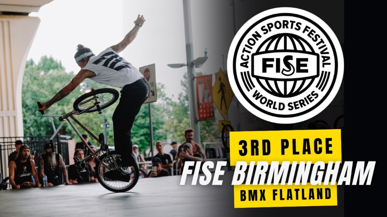 3rd Place - UCI BMX Freestyle Flatland World Cup Men - FISE BIRMINGHAM 2026