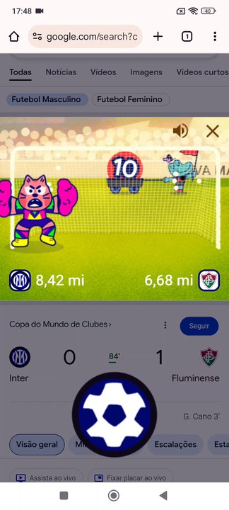 63 - Inter de Milão x Fluminense - Partidas 9-10 - Mini Cup Google Copa do Mundo de Clubes