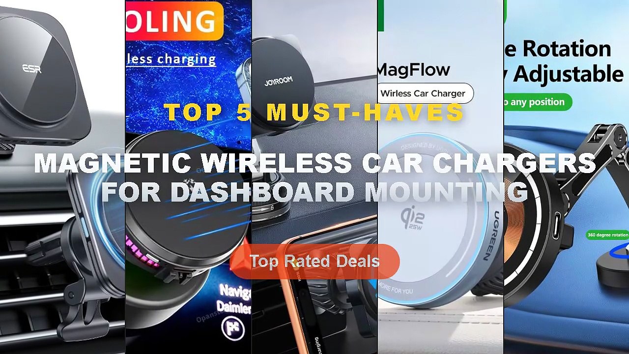 Best Magnetic Wireless Car Chargers For Dashboard Mounting on AliExpress | Review
