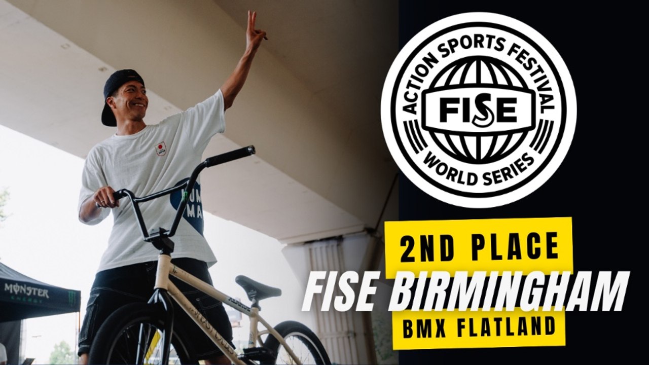 2nd Place - UCI BMX Freestyle Flatland World Cup Men - FISE BIRMINGHAM 2026