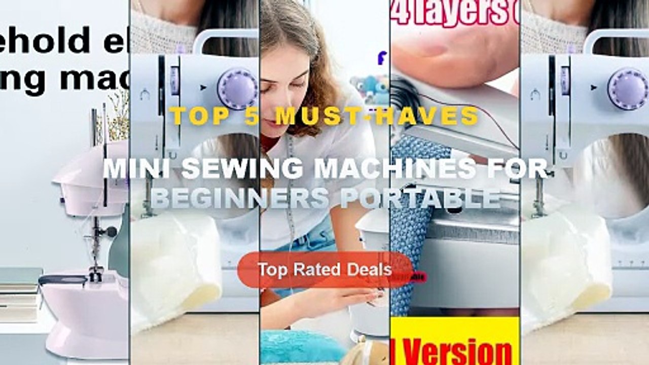 Mini Sewing Machines For Beginners Portable: To...