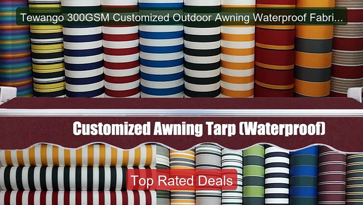 Tewango 300GSM Customized Outdoor Awning Waterproof Fabric Store He... -- Top Rated 2026 | Buy Now!