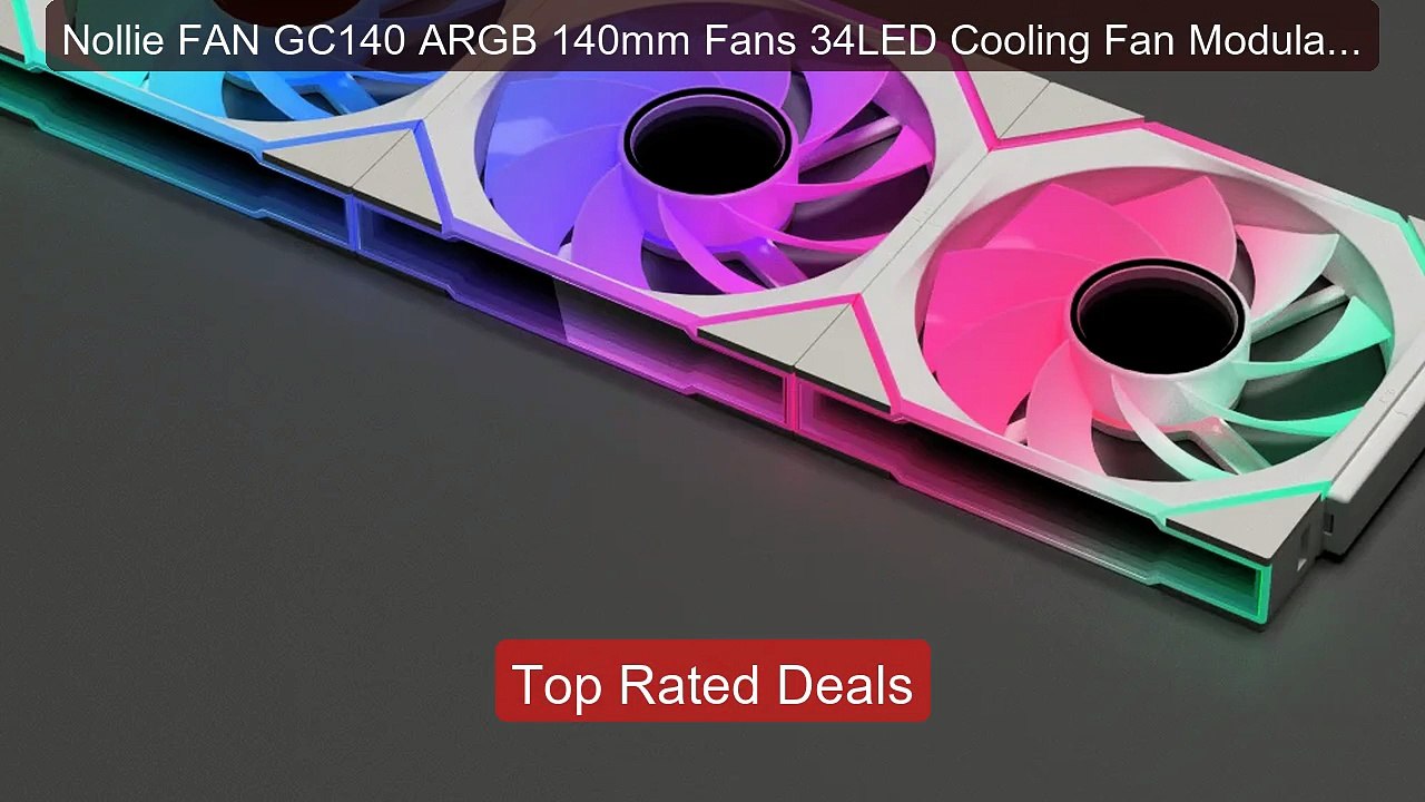 Nollie FAN GC140 ARGB 140mm Fans 34LED Cooling Fan Modular Stackab... -- Best Deal 2026 | Shop Now!