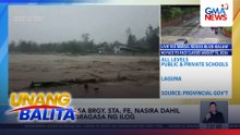 Tulay sa Brgy. Sta. Fe, nasira dahil sa pagragasa ng ilog | Unang Balita