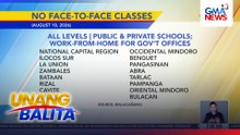 Walang in-person classes at opisina ng gobyerno ngayong araw dahil sa Habagat | Unang Balita