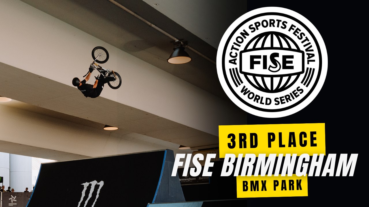 3rd Place - UCI BMX Freestyle Park World Cup Men - FISE BIRMINGHAM 2026