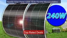 Flexible Solar Panel 120W 19.8V Flexible Monocrystalline Solar Pane... -- Top Rated 2026 | Buy Now!