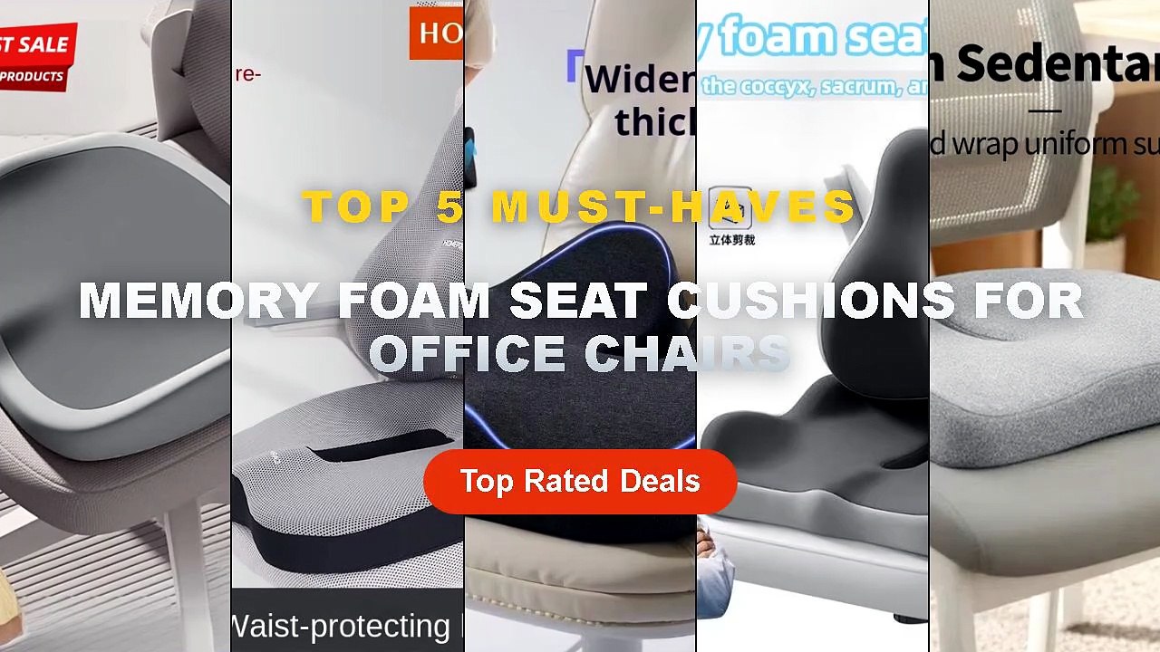 Amazing Memory Foam Seat Cushions For Office Ch...