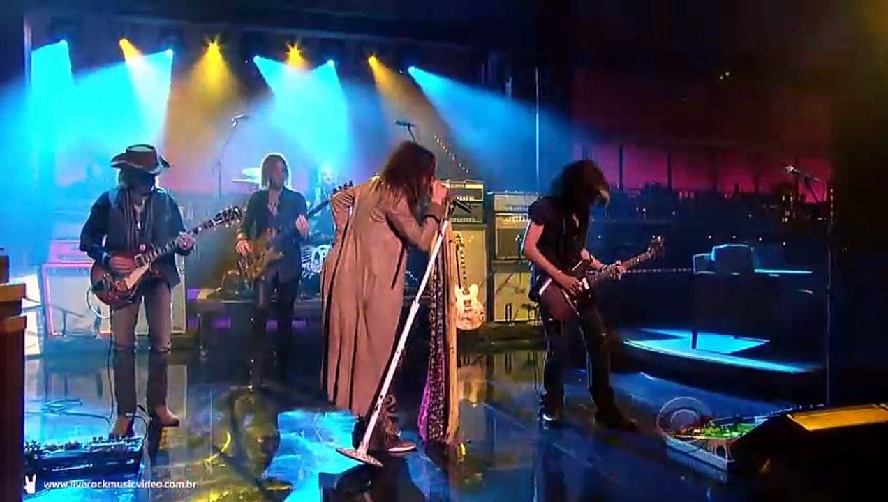 Aerosmith - Lover alot - Live @ late show 2012...