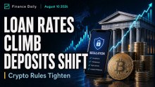 Loan Rates Climb, Deposits Shift, Crypto Rules Tighten | August 10 2026