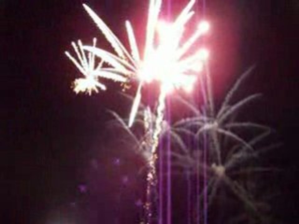 Feu d'artifice de Fontenay le Comte 14/07/08