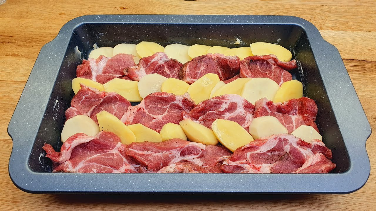 Ein schnelles Rezept zum Mittagessen, Kartoffeln mit Fleisch, so hast du noch nicht gekocht