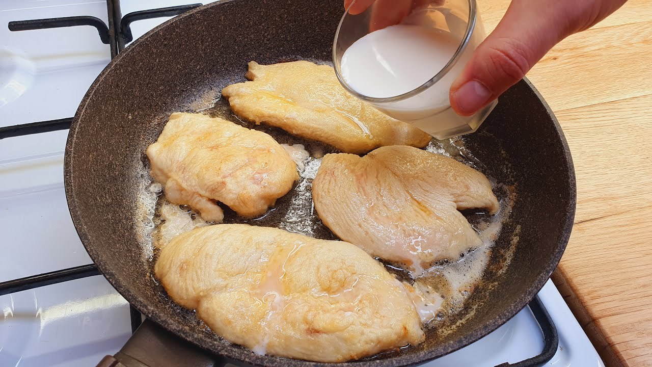 Einfaches Rezept für saftiges Hähnchenfilet, so haben Sie noch nicht gekocht!