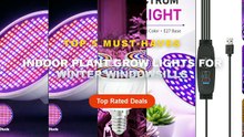 Top 5 Best Indoor Plant Grow Lights For Winter Windowsills (Must Have!) - E27 LED Grow Light Bulb Full Spectrum AC85 265...