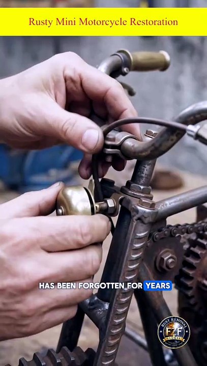 Rusty Mini Motorcycle Restoration