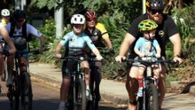 Riding enthusiasts set off on the NT’s biggest cycling race