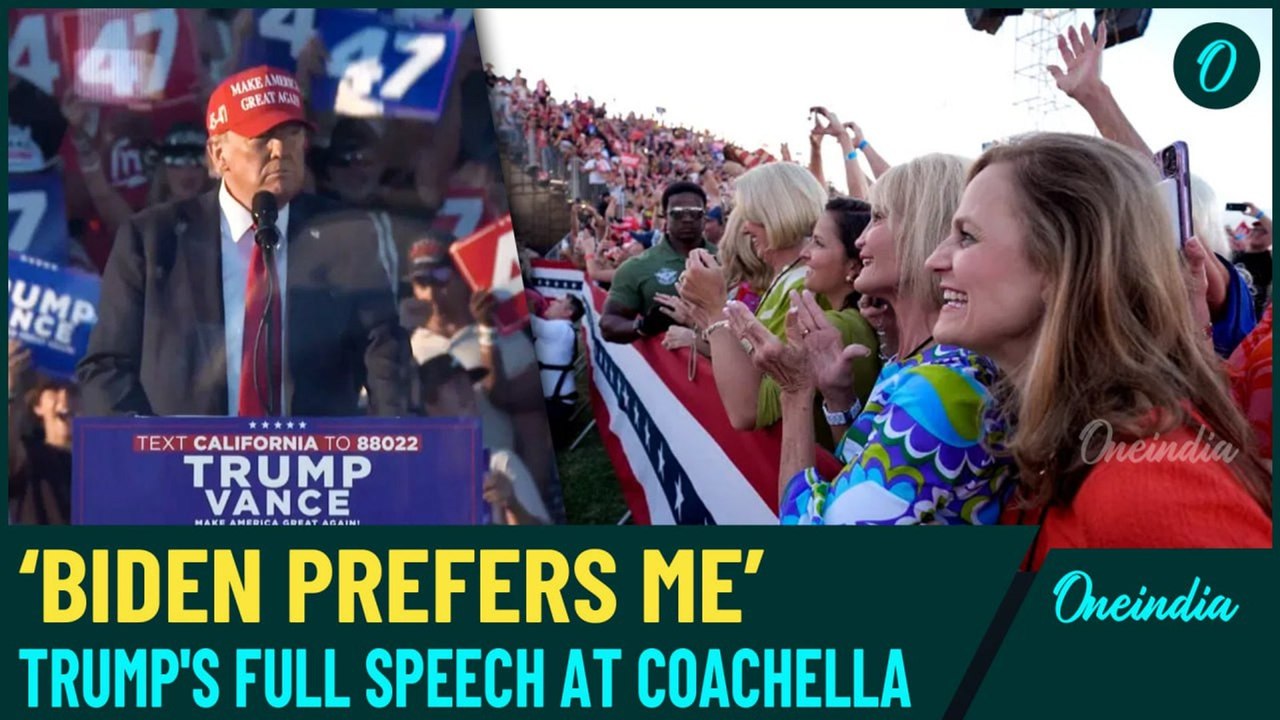 Trump's Explosive Coachella Rally: ‘Biden Would...