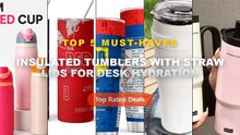 Insulated Tumblers With Straw Lids For Desk Hydration: Top 5 Best Sellers