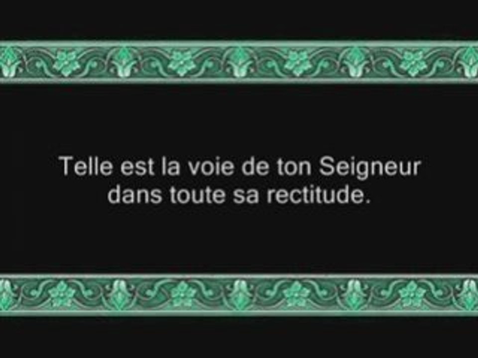 Sourate 6: Al An'am (Les Bestiaux) versets 111 à 140