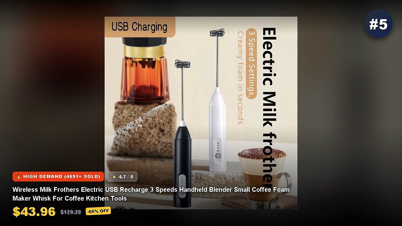 Ultimate Guide to the Best Electric Milk Frothers For Home Cafe Drinks
