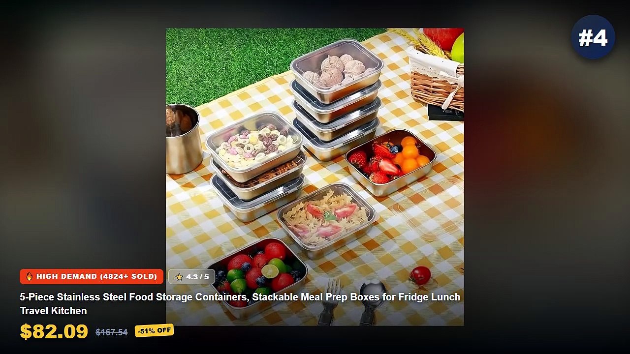 Why Everyone Is Buying Stackable Fridge Bins For Meal Prep Storage