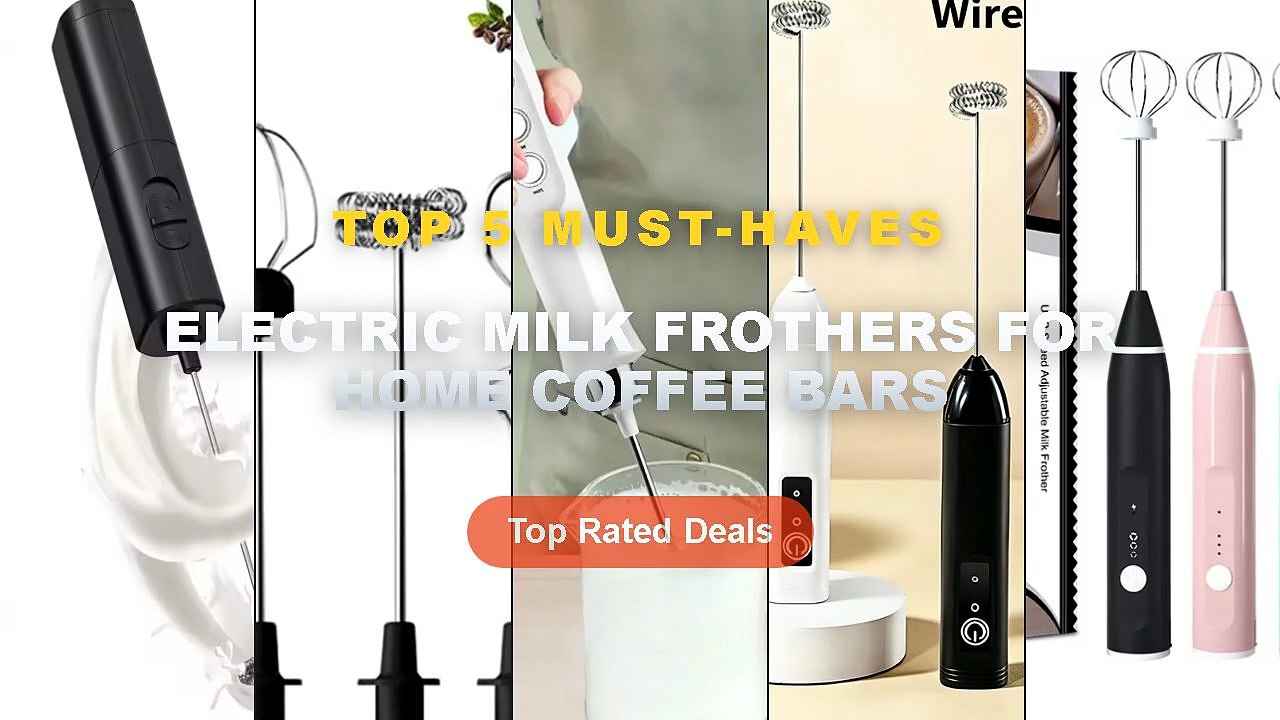 Amazing Electric Milk Frothers For Home Coffee Bars You Need To See