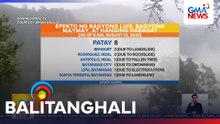 Epekto ng Bagyong Luis, Bagyong Maymay, at Hanging Habagat (as of 8 AM, August 10, 2026) | Balitanghali