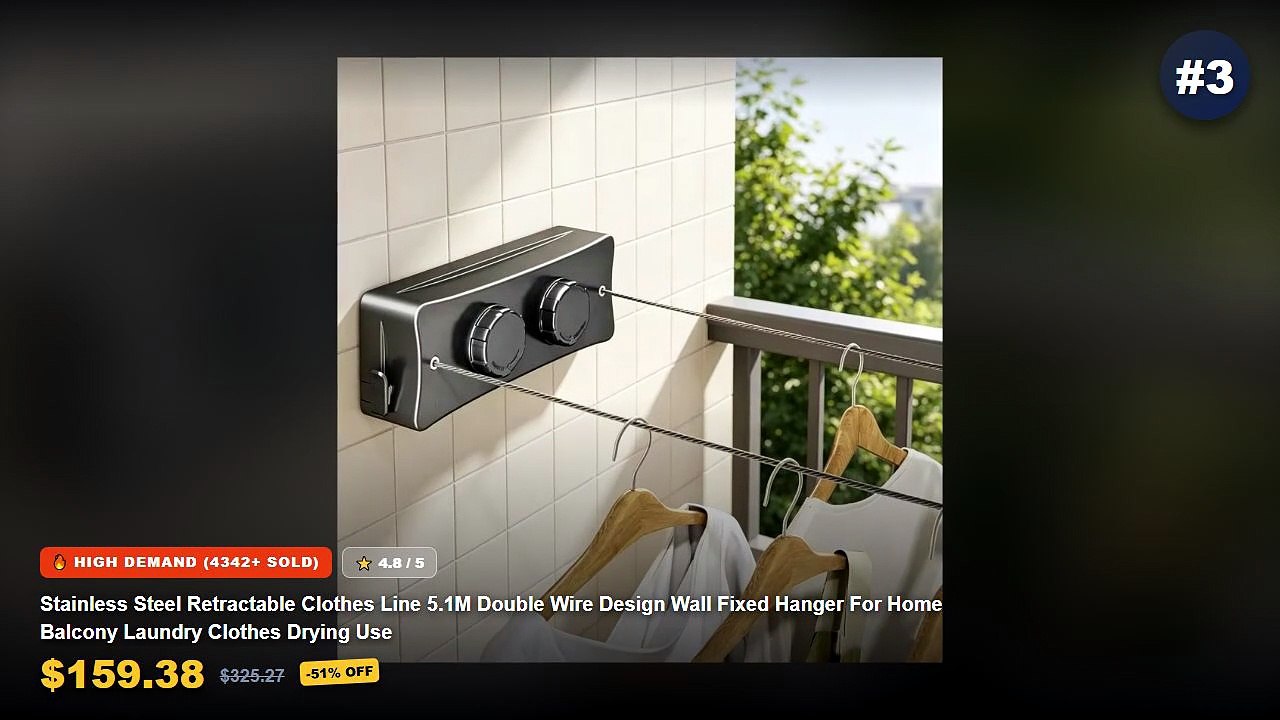 Amazing Retractable Clothesline Racks For Balcony Drying You Need To ...
