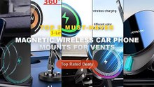 Don't Buy Magnetic Wireless Car Phone Mounts For Vents Before Watching This!