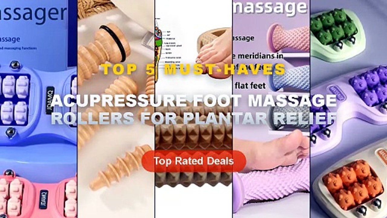 Best Acupressure Foot Massage Rollers For Plant...