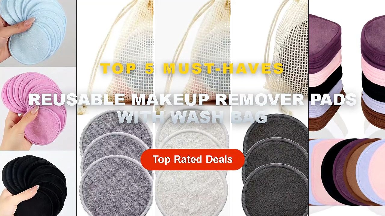 Cheap & Best Reusable Makeup Remover Pads With...