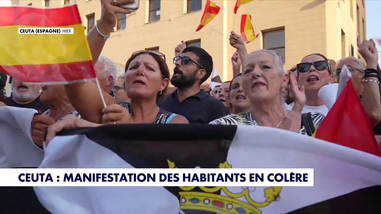Crise migratoire à Ceuta : manifestation des habitants en colère
