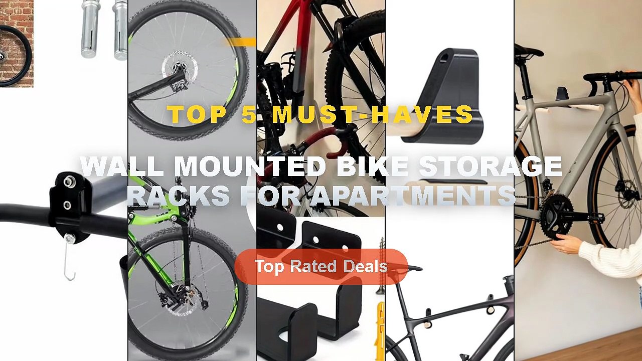 Wall Bike Rack For Garage – Heavy Duty Wooden Hanger, Indoor Space-Saving Storage Organizer For Bikes & Workshop Display