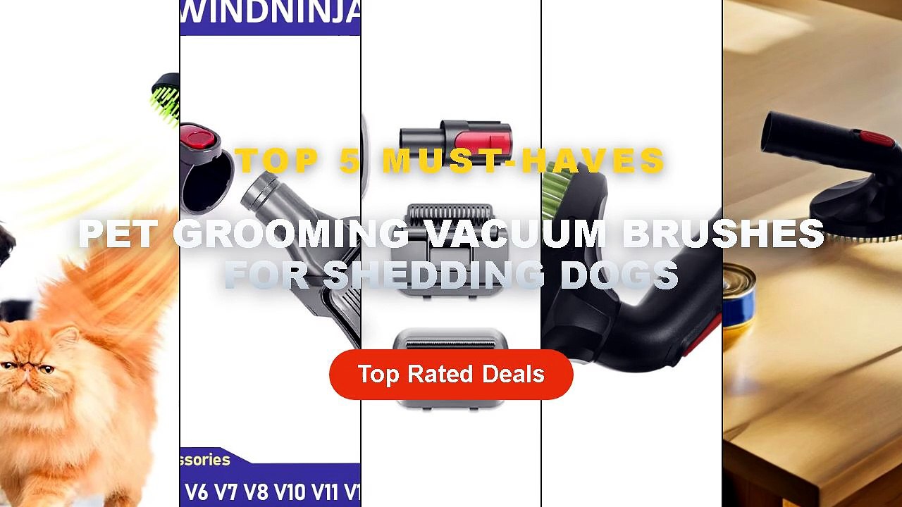 Don't Buy Pet Grooming Vacuum Brushes For Shedd...